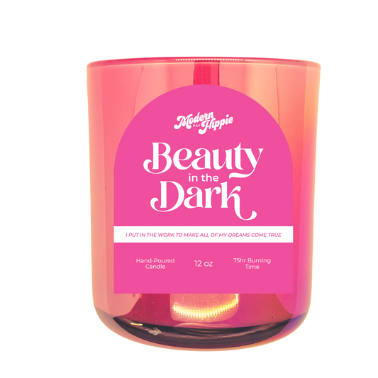 Beauty in the Dark Affirmation Candle